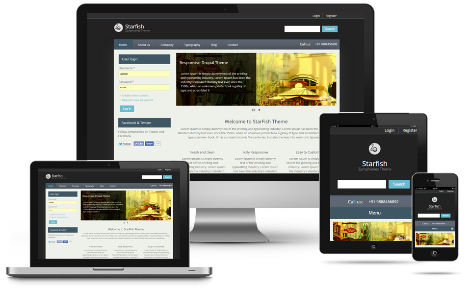 Starfish Responsive Theme