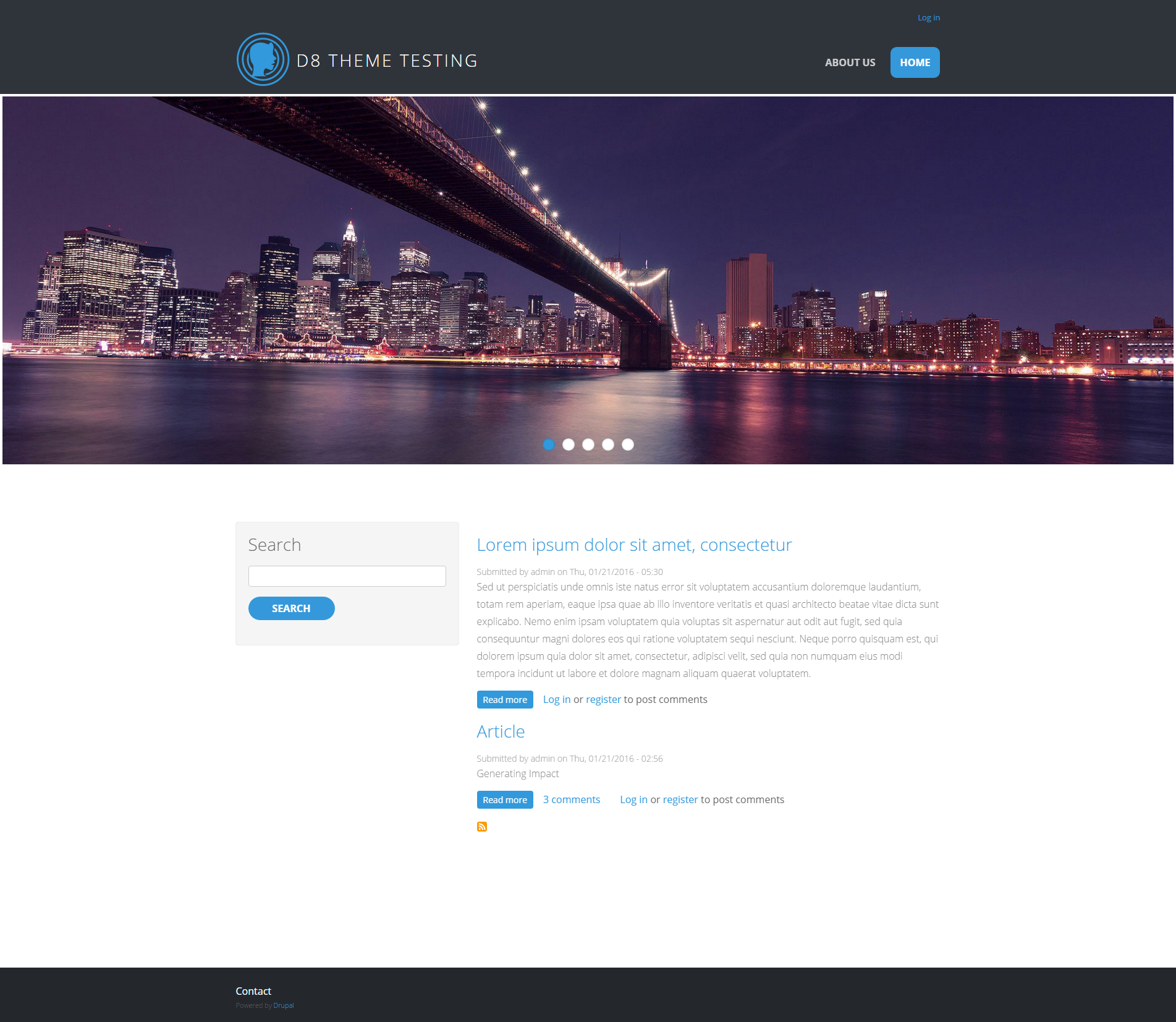 Simple Classic Corporate Theme