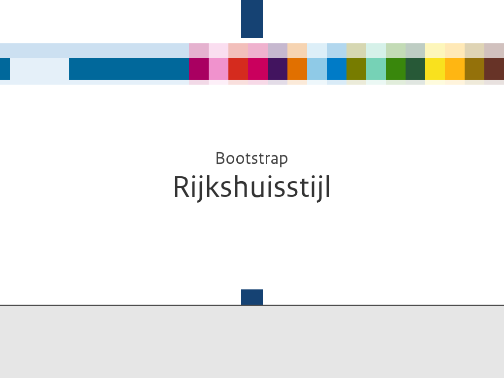 Bootstrap Rijkshuisstijl (Dutch Government Branding)