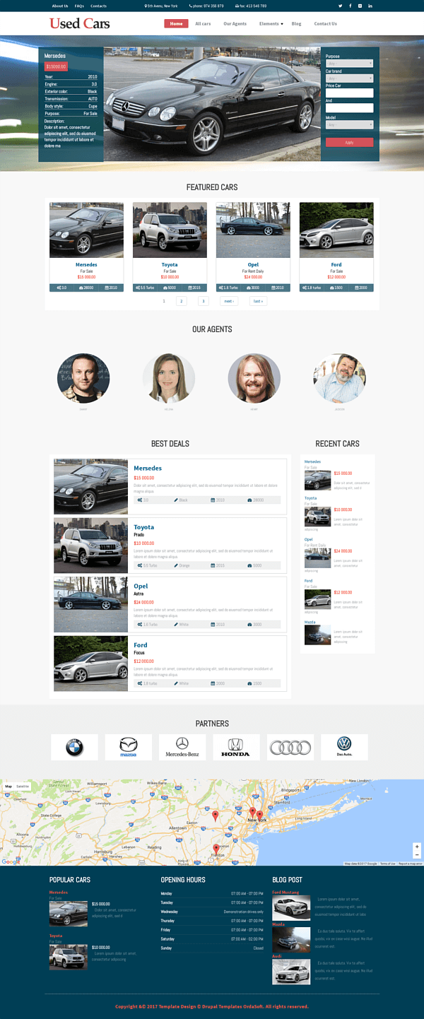 Used Cars - Drupal Car Theme