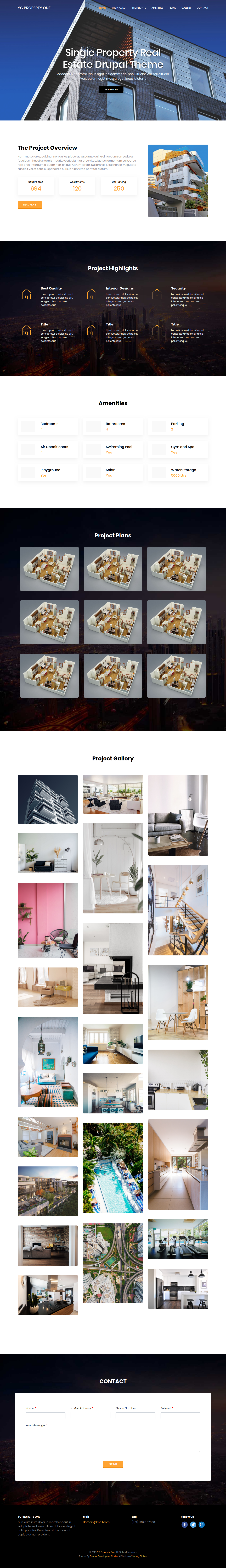 YG Property One | Bootstrap based Drupal 9 theme