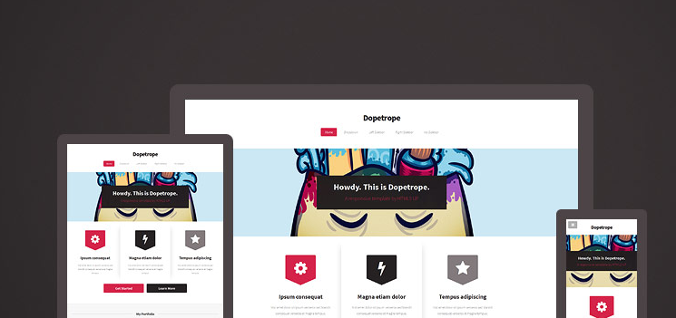 Dopetrope by HTML5UP