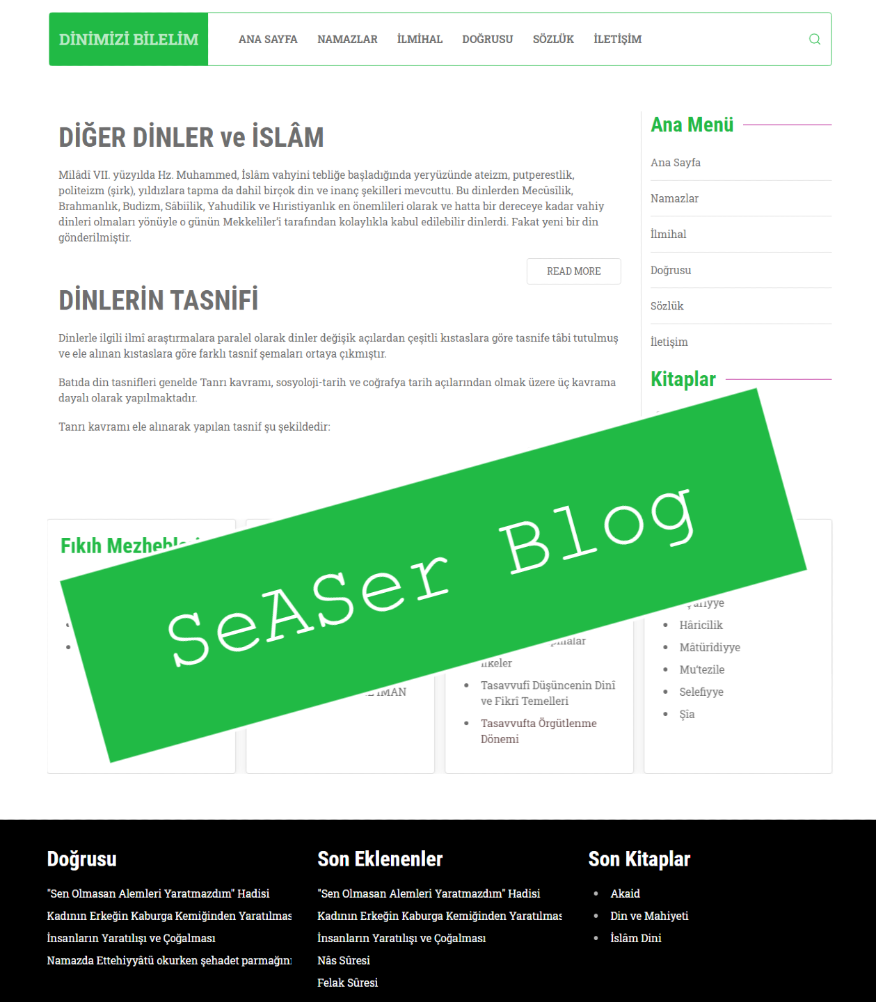 SeASer Blog Theme